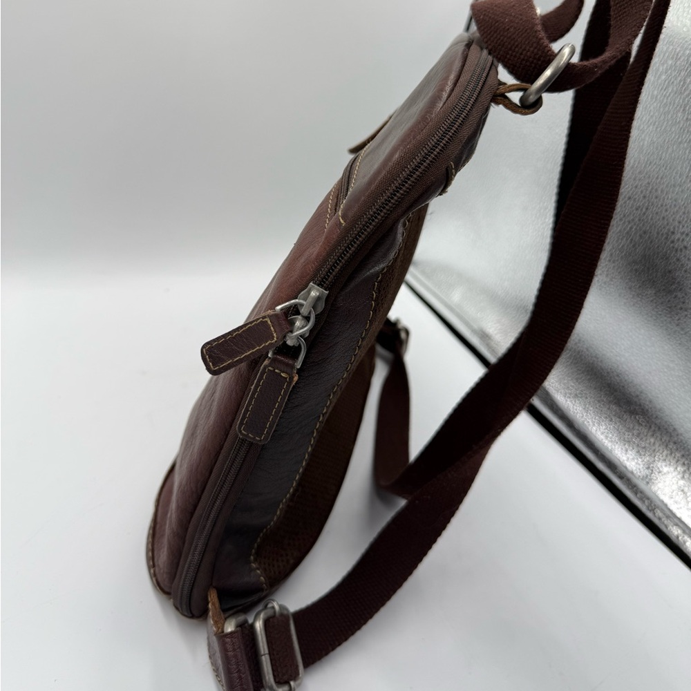 Jack Georges Small Backpack Purse Convertible Crossbody Leather Travel - Picture 8 of 11
